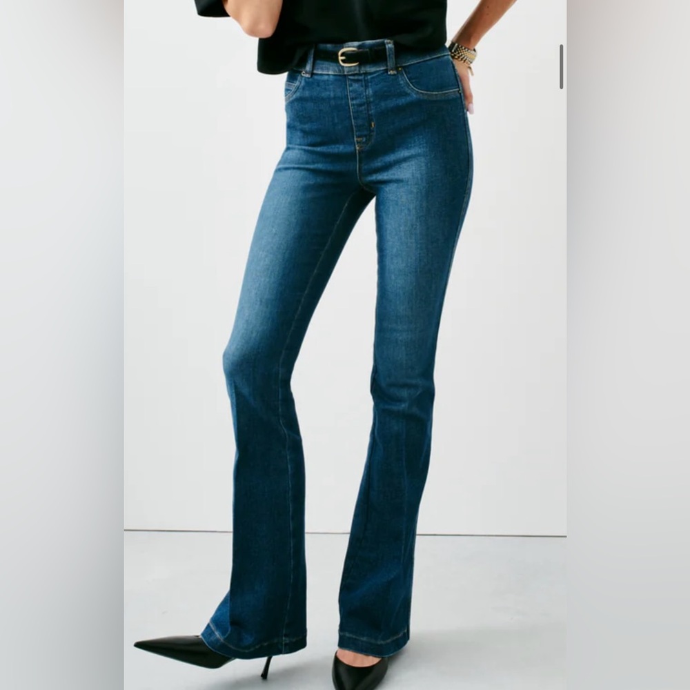 SPANX Authentic Blue Flare Women's Jeans NWT